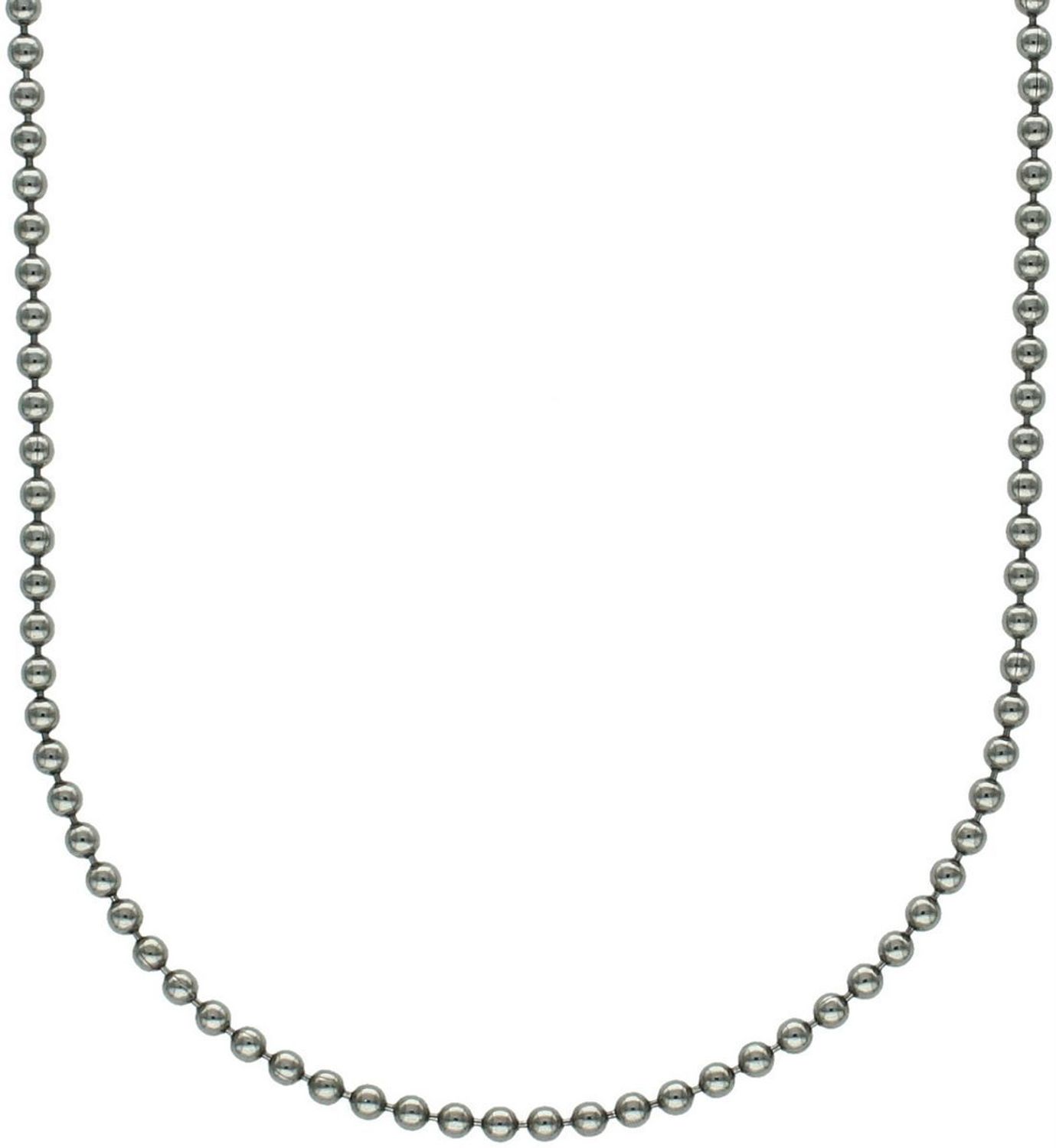 Delikatny naszyjnik damski ze srebra 925 o splocie kulki 2 mm, długość 55 cm. Subtelna i elegancka biżuteria idealna do codziennych i wieczorowych stylizacji.1.jpg